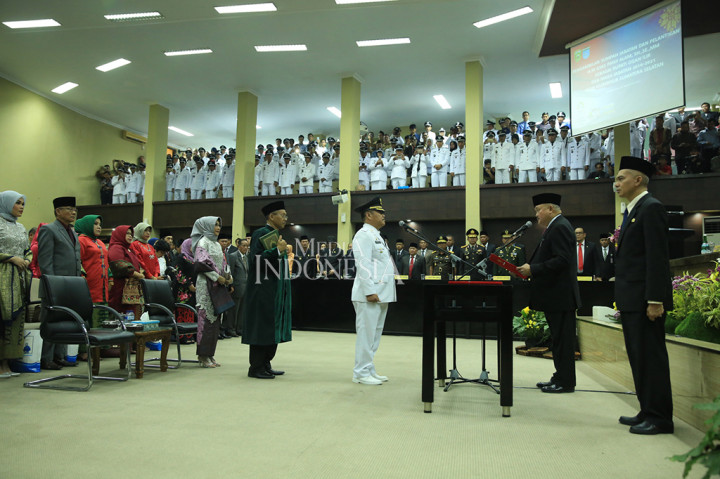 Ilyas Panji Alam resmi dilantik menjadi Bupati Ogan Ilir.