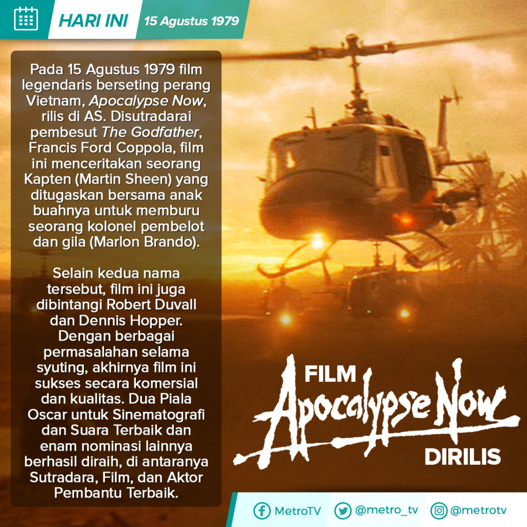 Hari Ini: Film Apocalypse Now Dirilis
