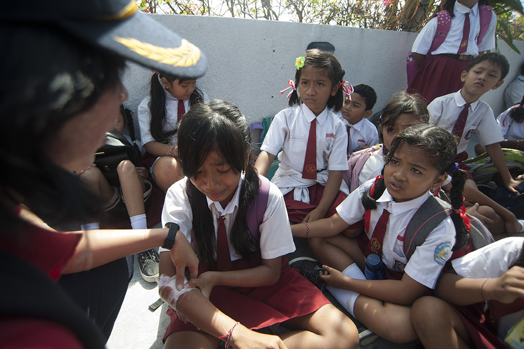 Simulasi tersebut merupakan proyek tanggap bencana oleh badan PBB, UNDP, di 18 negara di Asia Pasifik termasuk beberapa daerah di Indonesia. 
