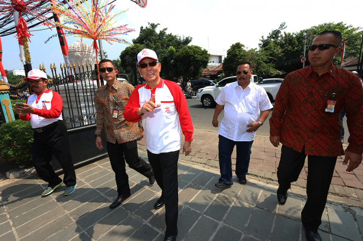 Kegiatan ini juga dihadiri oleh Mantan Wakil Presiden Tri Sutrisno, Kepala Dinas Pariwisata dan Kebudayaan Provinsi DKI Jakarta Tinia Budianti, dan beberapa pejabat lainnya.