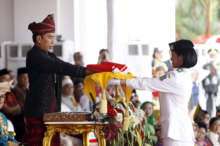 Fariza Putri Salsabila yang mewakili Provinsi Jawa Timur terpilih sebagai pembawa bendera Merah Putih. Fariza yang merupakan putri dari Bapak Rudi Hendratno dan Ibu Ary Irawati ini berasal dari SMAN 1 Kota Blitar.