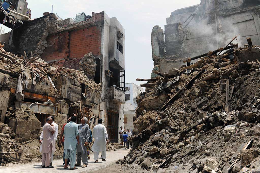Sedikitnya tiga bangunan  yang terdaftar sebagai situs warisan dunia UNESCO di Distrik Al-Balad, Jeddah hancur, sementara tiga lainnya rusak akibat dilalap api.