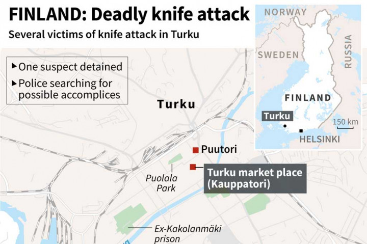 Finlandia biasanya berada dalam keadaan damai namun Badan Intelijen Keamanan pada Juni meningkatkan tingkat ancaman terorisme. Badan tersebut mengatakan pihaknya mencurigai ada rencana-rencana terkait terorisme di Finlandia.