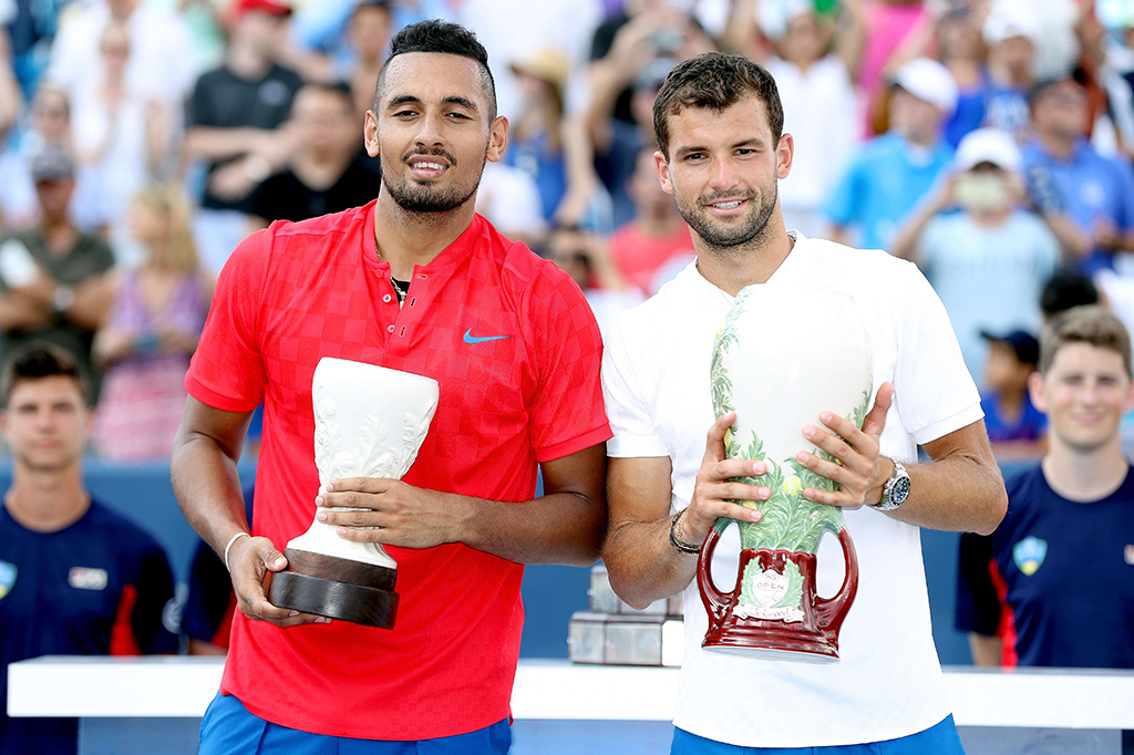 Kemenangannya melawan Nick Kyrgios membawa Grigor Dimitrov mendapatkan gelar pertama di turnamen Cincinnati Masters 2017. Dimitrov mengambil keuntungan dengan absesnnya sejumlah pemain top, antara lain Roger Federer, Andy Murray, Novak Djokovic, dan Marin Cilic. 