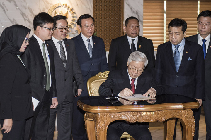 Selain berkunjung ke DPR, Nguyen sebelumnya telah mengunjungi MPR dan berlanjut menemui pimpinan DPD.