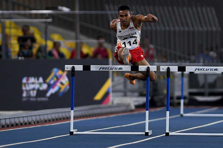 Pelari Indonesia Andrian menyumbang medali perunggu untuk Indonesia pada SEA Games Kuala Lumpur 2017.