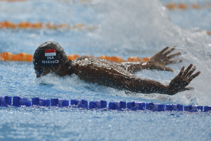 Tim renang Indonesia terhitung salah satu terkuat selama laga SEA Games XXIX di National Aquatic Centre, kawasan Stadion Bukit Jalil, Kuala Lumpur, Malaysia.