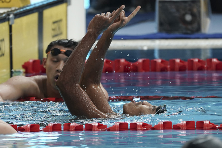 Perenang Indonesia Triady Fauzi Sidiq puas meraih medali emas pada nomor 200 meter gaya ganti putra di SEA Games 2017 di Stadion Akuatik Bukit Jalil Kuala Lumpur, Malaysia.