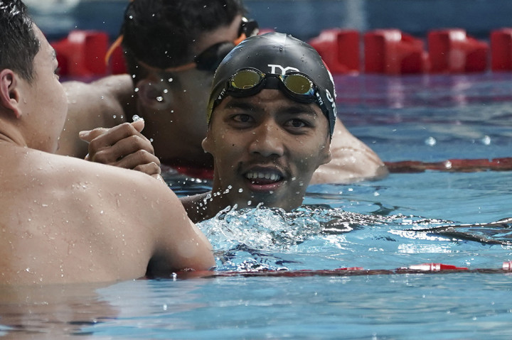 Triady meraih medali emas dengan catatan waktu dua menit 1,72 detik sekaligus memecahkan rekor nasional pada nomor 200 meter gaya ganti putra yaitu dua menit 2,05 detik.