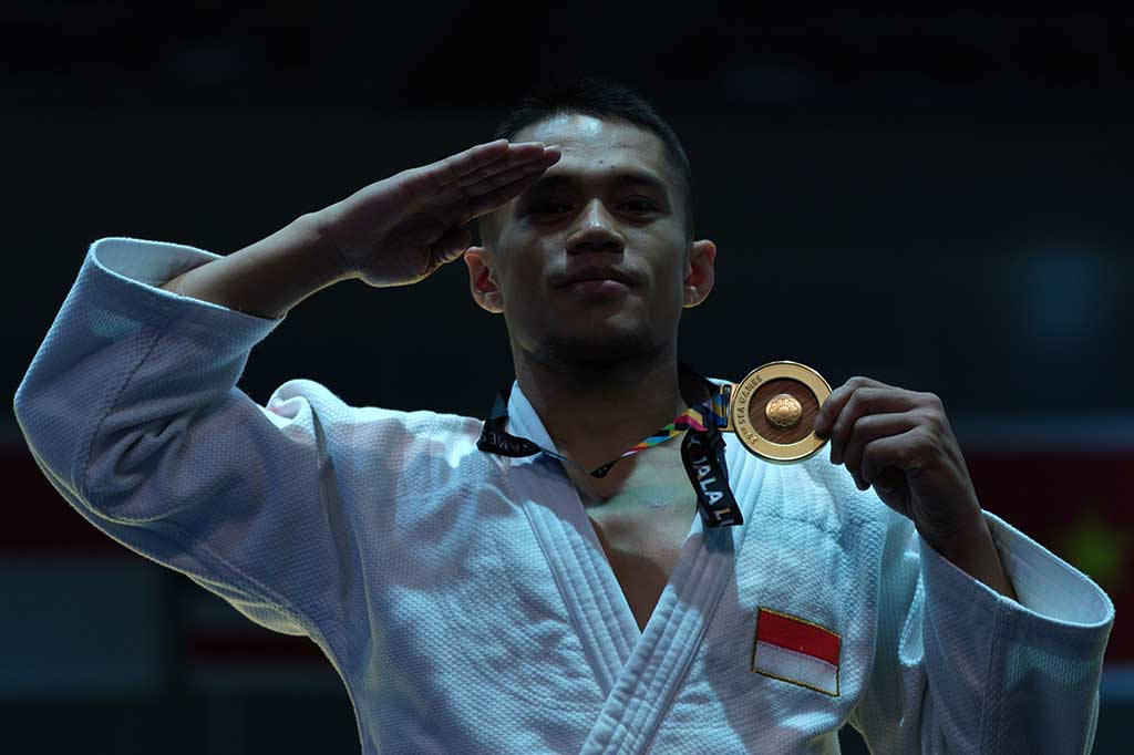 Medali emas juga diraih oleh judoka Mochammad Syaiful Raharjo. Di final -66 Kg putra, Mochammad Syaiful Raharjo berhasil mengalahkan judoka tuan rumah Wei Fu Chong. 