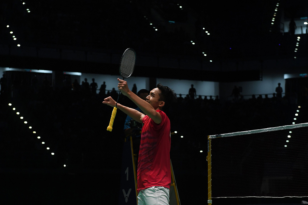 Kemenangan Jonatan akhirnya dipastikan setelah pengembalian dari Khosit hanya membuat shuttlecock menghantam net. Jonatan menang dua gim langsung dalam durasi 37 menit.