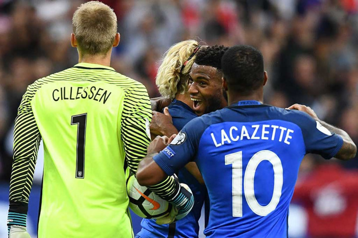 Lemar kembali mencatatkan namanya di papan skor pada menit ke-88 untuk membawa timnya unggul 3-0.