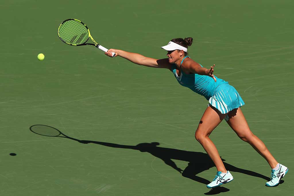 Sementara Brady yang gagal menemukan iramanya pada laga tersebut  hanya mampu mencatatkan 39% dari serve-serve pertamanya berbanding 67% milik Pliskova. AFP/Jewel Samad
