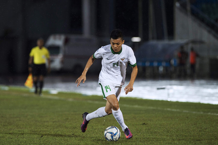 Feby Eka Putra menyumbang gol perdana bagi Indonesia, sekaligus mencetak hattrick di pertandingan ini.
