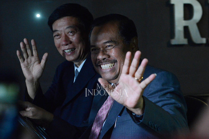 Jaksa Agung Muhammad Prasetyo menerima kunjungan delegasi komunitas hukum Tiongkok di Kejaksaan Agung.