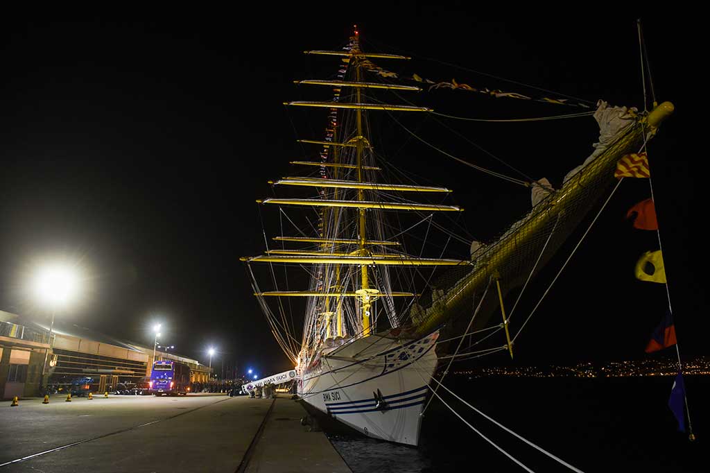 Kapal Bima Suci akan menggantikan Kapal Sekolah KRI Dewaruci yang legendaris dan menjadi duta terapung Indonesia, negara modern dan multikultural dengan tradisi panjang dalam perdagangan maritim internasional.