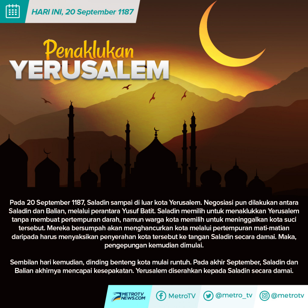 Saladin Kepung Yerusalem