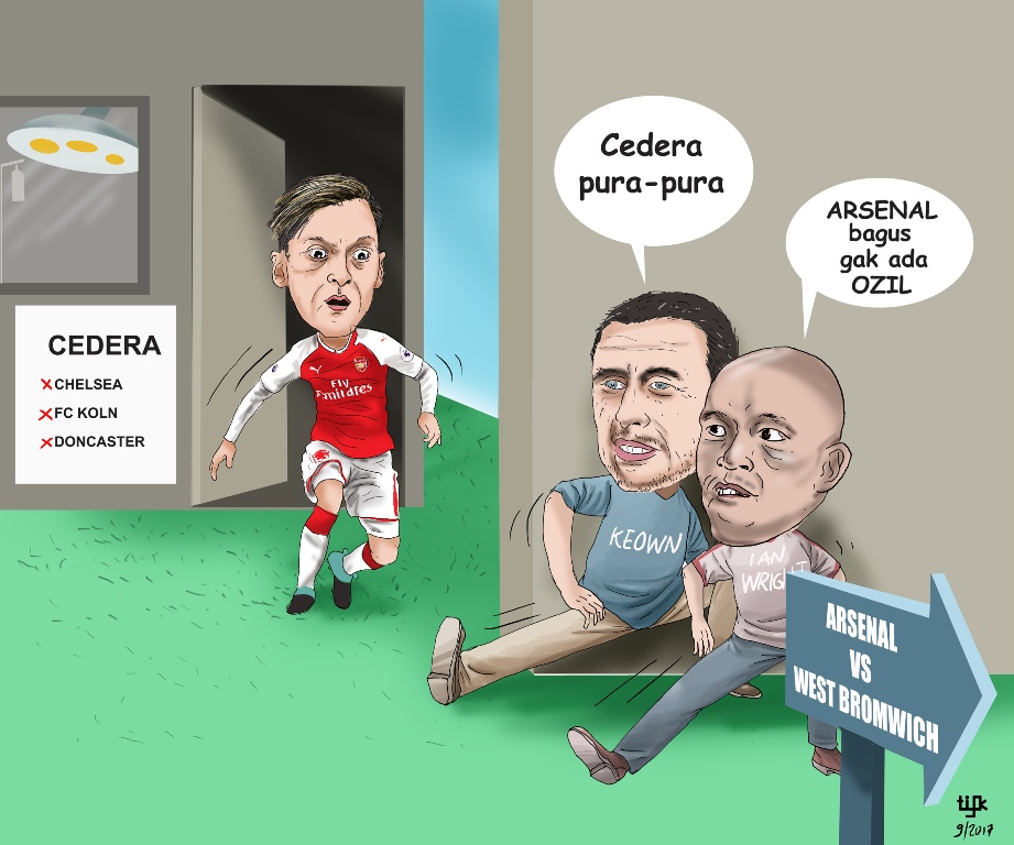 Loyalitas Mesut Oezil bersama Arsenal sedang dipertanyakan