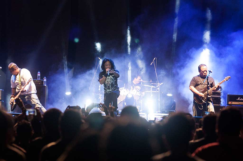 Group band rock legendaris Indonesia, Power Metal menjadi salah satu band penampil pada JogjaROCKarta.