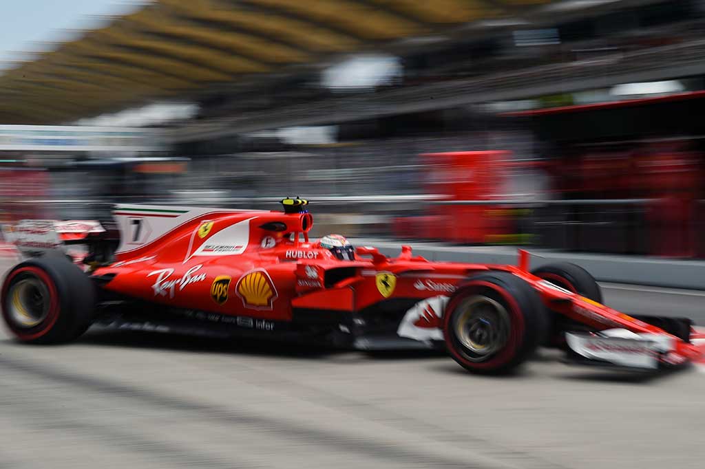 Sementara itu posisi kedua ditempati pembalap Ferrari Kimi Raikkonen yang mencatatkan waktu 1:30.121.