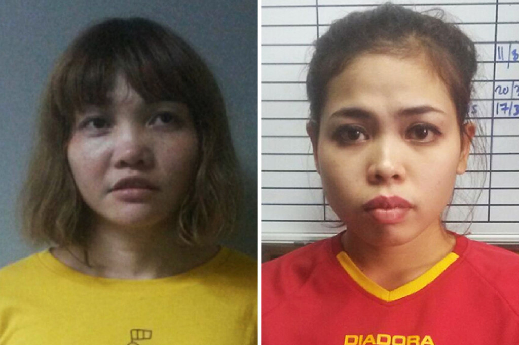WNI bernama Siti Aisyah dan Doan Thi Huong asal Vietnam mengaku tak bersalah atas pembunuhan Kim Jong-Nam, saudara tiri pemimpin Korea Utara (Korut) Kim Jong-Un.