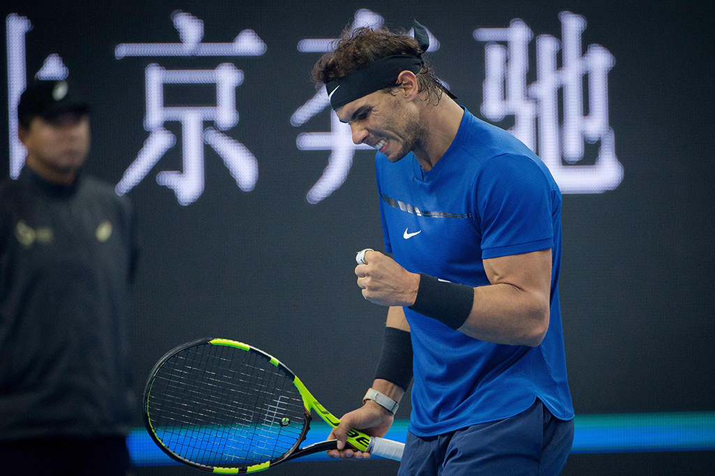 Petenis nomor satu dunia, Rafael Nadal, berhasil memenangi gelar China Terbuka 2017.