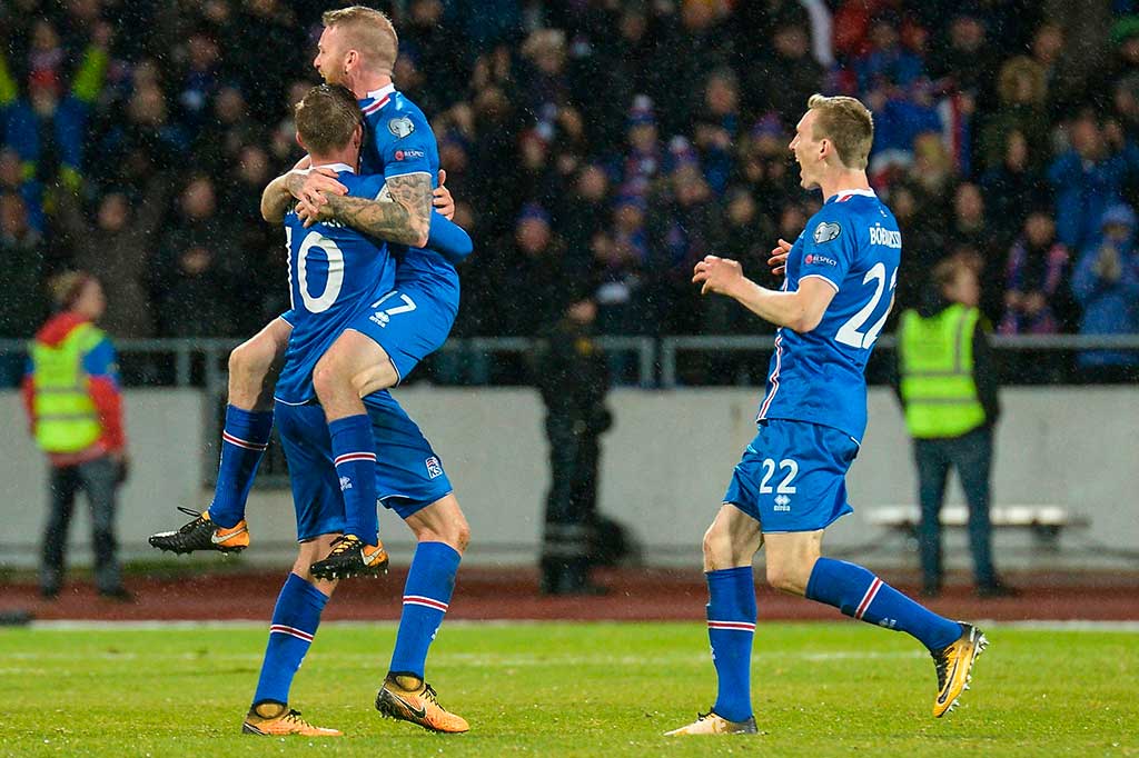 Gylfi Sigurdsson mencetak gol pembuka lima menit sebelum turun minum, ketika Islandia membuktikan diri bahwa laju mereka ke perempat final Piala Eropa 2016, termasuk kemenangan atas Austria dan Inggris, bukan kebetulan semata.