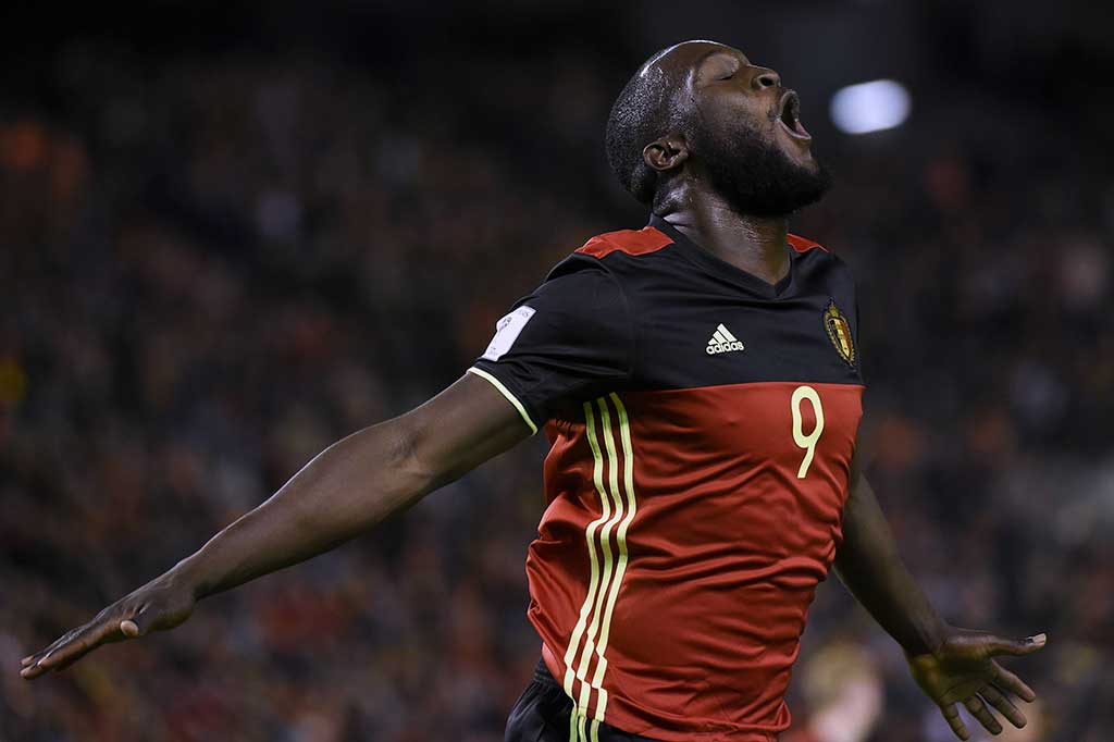 Romelu Lukaku membukukan gol keempat Belgia pada menit ke-78.