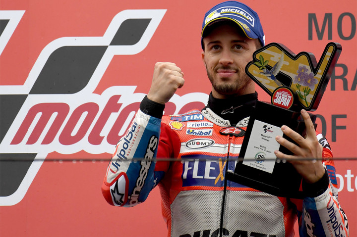Secara keseluruhan Dovizioso telah mencetak kemenangan di Sirkuit Twin Ring Motegi sebanyak dua kali. Sebelumnya terjadi pada tahun 2004 atau saat Little Dragon masih berada di kelas 125cc.