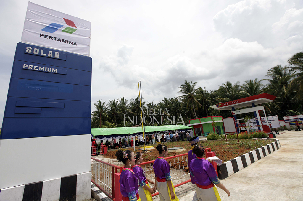 Peresmian SPBU Modular Paloh merupakan bagian dari Program BBM Satu Harga yang telah dicanangkan Presiden Joko Widodo.