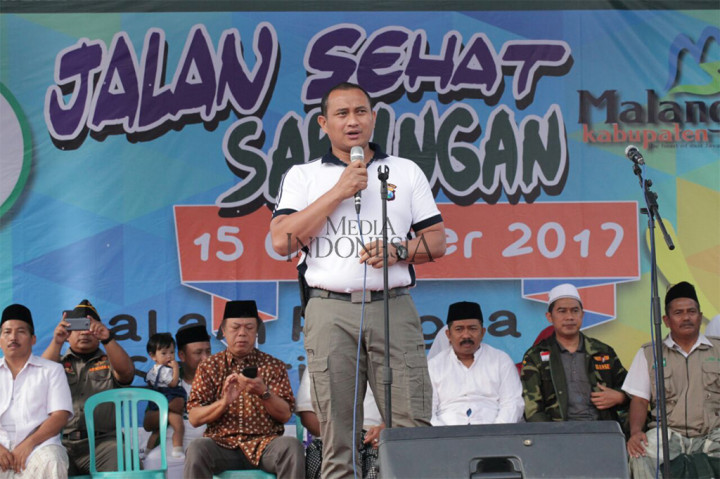 Kapolres Malang AKBP Yade Setiawan mengimbau agar masyarakat Indonesia, khususnya di Malang, harus bersama-sama menjaga keutuhan NKRI dari ancaman intoleransi dan radikalisme.
