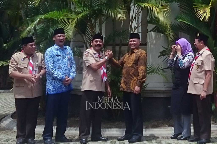 KPK menghibahkan barang rampasan berupa satu bidang tanah beserta bangunan dengan nilai aset Rp49 milliar milik terpidana kasus korupsi simulator SIM Djoko Susilo kepada Pemerintah Kota Surakarta untuk dijadikan museum batik. MI/Ferdinand