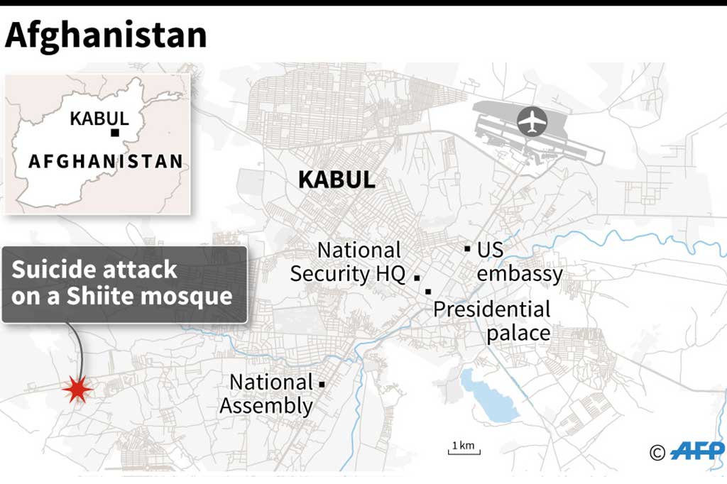 Sekjen PBB Antonio Guterres dengan keras telah mengutuk pemboman bunuh diri terhadap tempat ibadah di Afghanistan tersebut.