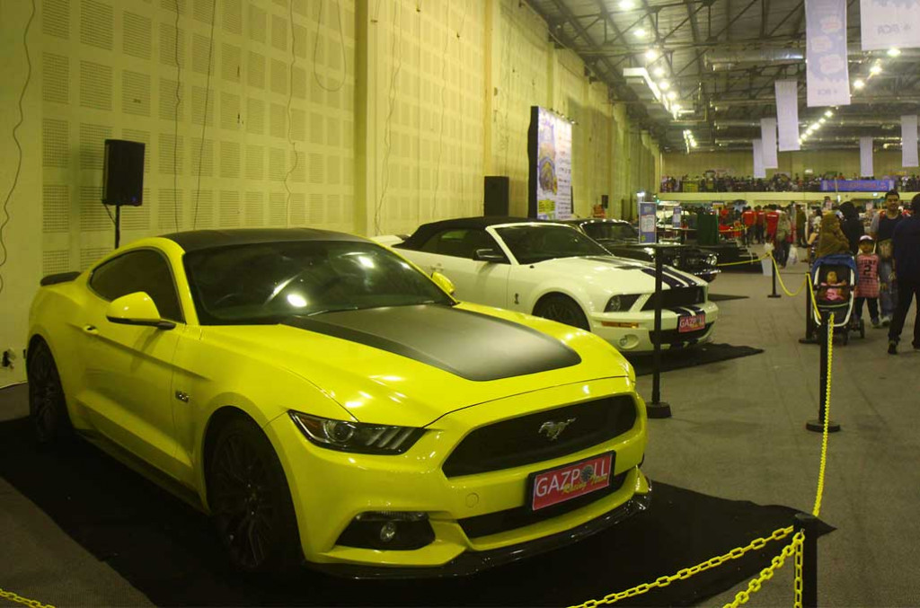 Meski tema utamanya pameran diecast, namun di acara ini juga ditampilkan mobil yang sebenarnya. MTVN/Ahmad Garuda