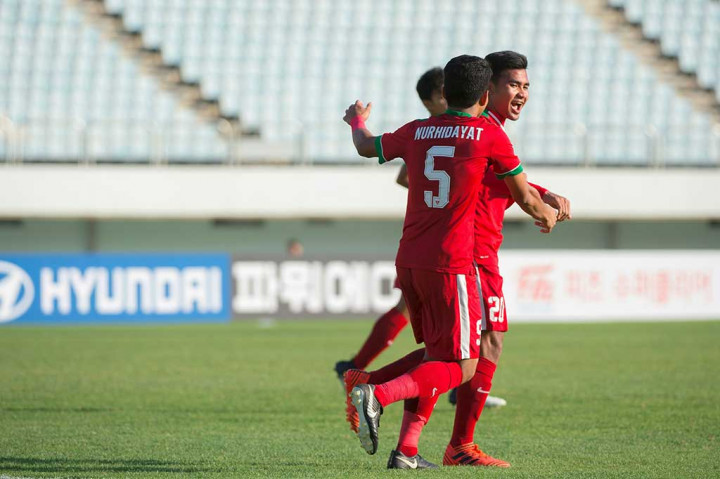 Garuda Nusantara menggandakan keunggulan satu menit menjelang jeda lewat gol bunuh diri Haris Herman yang membelokkan bola sundulan Asnawi Mangkualam ke gawangnya sendiri.