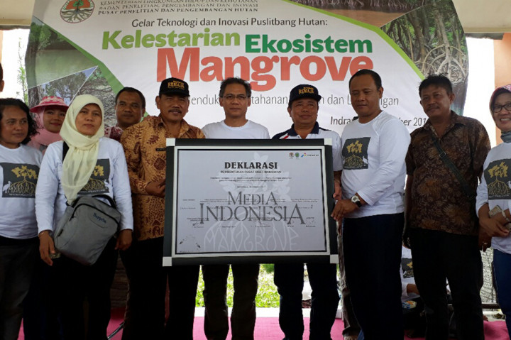 Selain itu, Kementrian Lingkungan Hidup dan Kehutanan (KLHK) telah Republik Indonesia menjadikan hutan mangrove Karangsong sebagai pusat riset mangrive di kawasan barat.