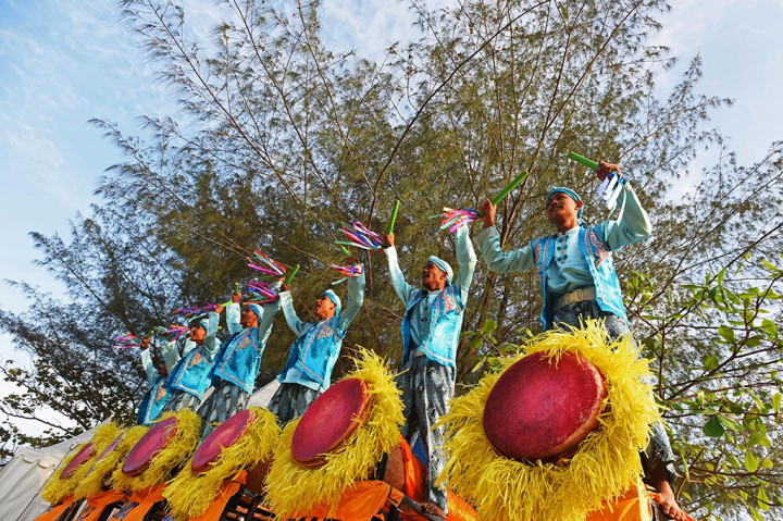 Dalam acara tertentu, tarian tradisional warga Banten 