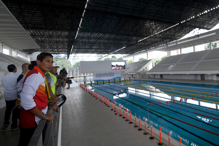 Dalam agenda kunjungannya ke sejumlah venue untuk Asian Games bersama jajaran Pemprov DKI dan INASGOC, Minggu (12/11/2017), Sandiaga Uno optimis megahnya arena di komplek GBK bisa memberikan kebanggaan tersendiri bagi Indonesia selaku tuan rumah.