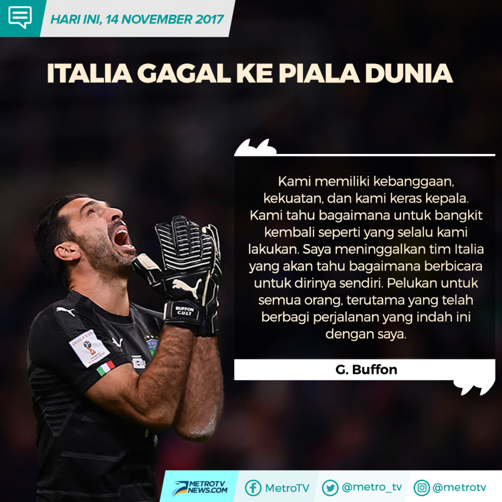 Buffon: Kami Tahu Bagaimana untuk Bangkit Kembali