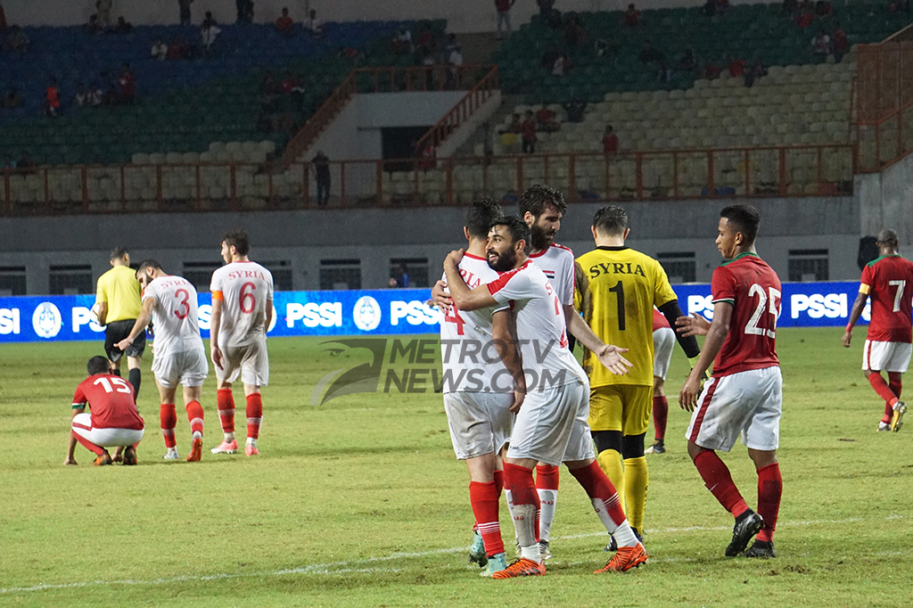 Satu-satunya gol Suriah dicetak Mouhamed Anez pada menit ke-83. Proses terciptanya gol itu berawal dari kemelut tendangan sudut yang langsung dikonversi Anez dengan sebuah tendangan keras dari dalam area penalti.