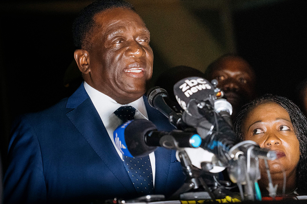 Emmerson Mnangagwa Presiden Baru Zimbabwe