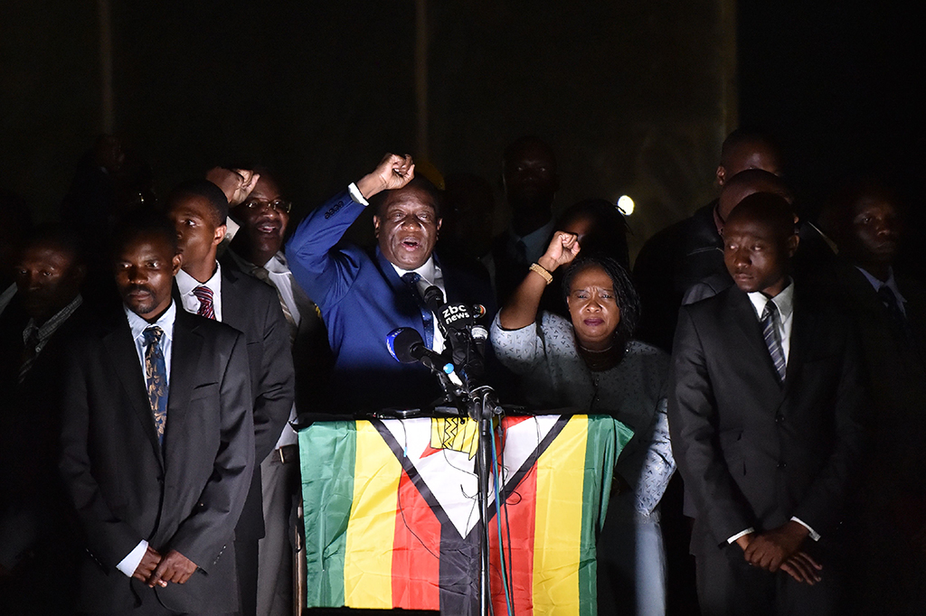 Emmerson Mnangagwa Presiden Baru Zimbabwe