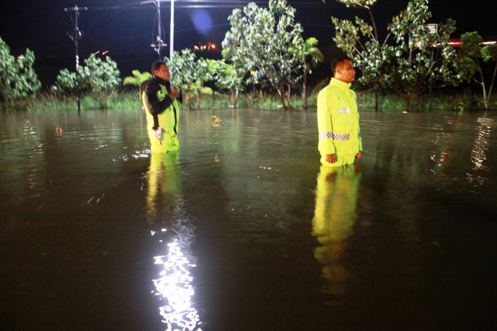 Banjir ini sempat menjadi hoax yang menyebut penyebabnya adalah jebolnya tanggul lumpur Lapindo.