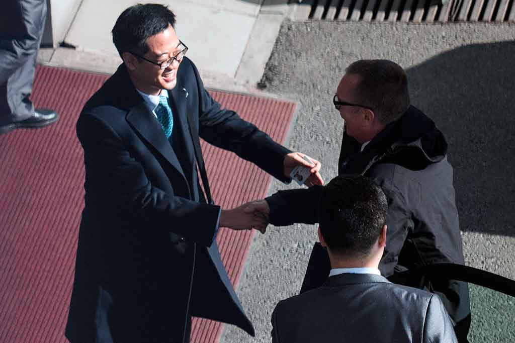 Pejabat PBB tersebut akan berkunjung ke Pyongyang selama empat hari untuk melakukan permbicaraan dengan para pejabat di sana, di tengah ketegangan yang meningkat mengenai program rudal nuklir dan peluncuran rudal balistik antarbenua (ICBM) jenis baru, Hwasong-15 oleh Korut. AFP/Fred Dufour