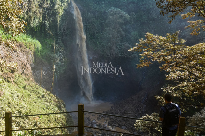 Pengelola Wanawisata Curug Cipendok menyebutkan kondisi air terjun yang keruh ini, berlangsung sejak akhir tahun silam, atau sejak proyek Pembangkit Listrik Panas Bumi (PLTPB) yang sedang dilaksanakan di lereng selatan gunung Slamet, dikerjakan.
