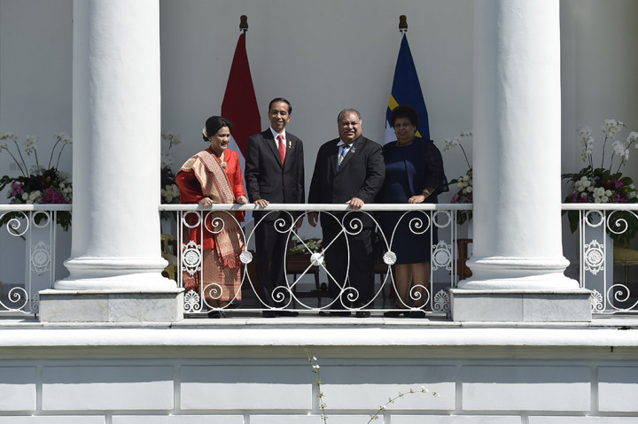 Dalam pertemuan tersebut kedua pemimpin negara membahas perubahan iklim yang mengancam negara-negara Pasifik termasuk Nauru, juga membahas kerja sama kemaritiman.