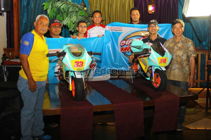 Peluncuran program pembibitan pembalap cilik dengan nama Junior Mini Prix di Restoran Sulawesi di Kemang, Jakarta Selatan, dihadiri oleh promotor event, IMI Jawa Barat hingga event organizer. medcom.id/Ahmad Garuda