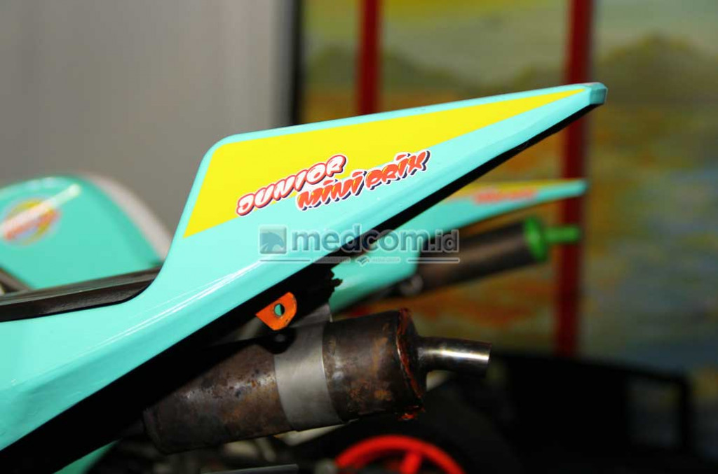 Motor yang bakal digunakan untuk balap Junior Mini Prix ini adalah motor dengan kapasitas mesin 50 cc saja. medcom.id/Ahmad Garuda