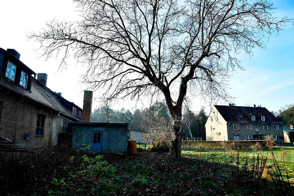Hingga penyatuan Jerman pada 1990, seluruh properti di Desa Alwine yang pernah dihuni sekitar 50 orang dimiliki oleh sebuah pabrik batu bara tertua di Eropa. Pada 1991 pabrik tersebut tutup dan banyak warga pergi karena tidak ada lagi pekerjaan yang tersisa.