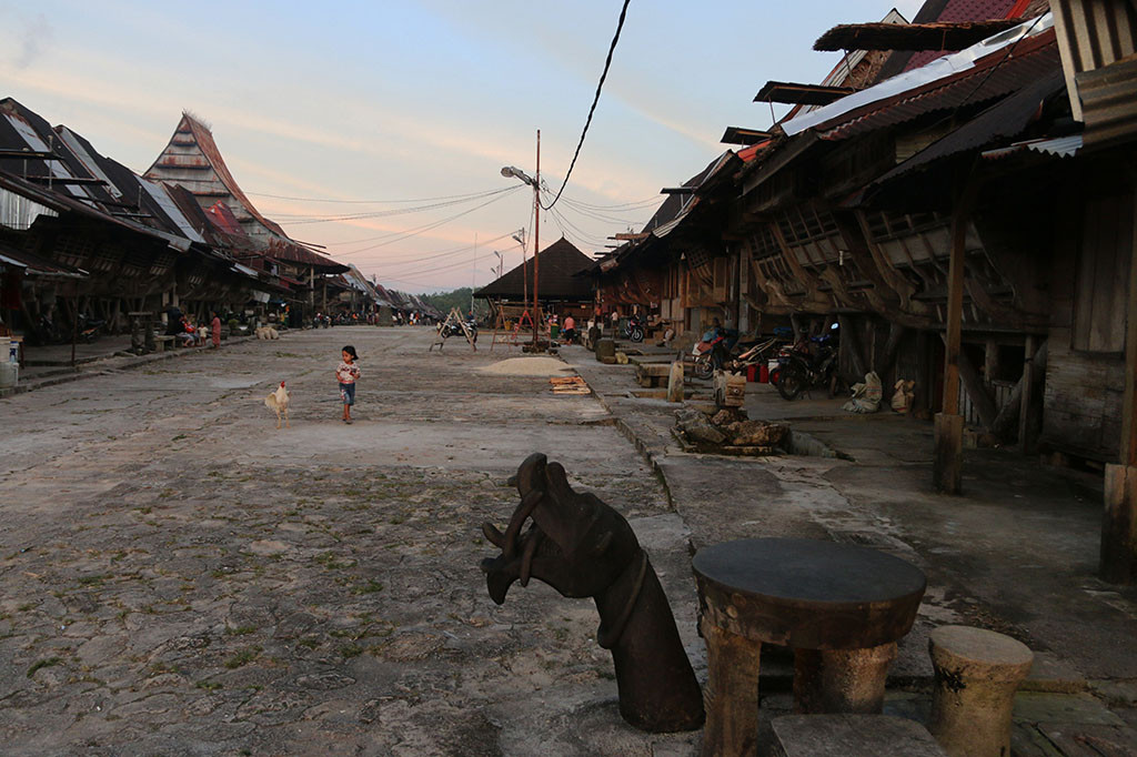 Bawomataluo yang berati bukit matahari, dimana para warga dan wisatawan dapat melihat keindahan matahari terbit dan tenggelam. Di 